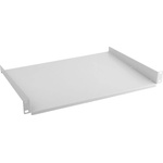 Lanberg Аксесоар Lanberg 19" fixed shelf 1U / 483x315mm, max load capacity up to 20kg, grey (AK-1008-S) - Allstore