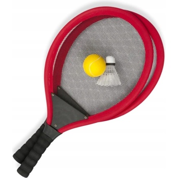 Woopie set 2v1 bedminton a tenis Modrá