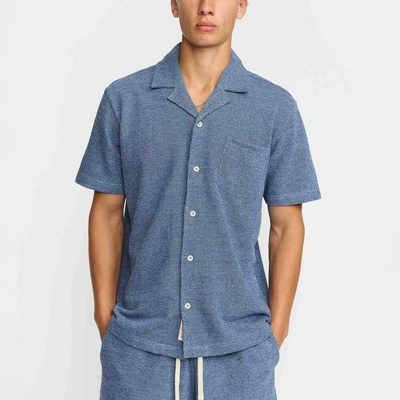 Revolution košel'a krátky rukáv Cuban blue