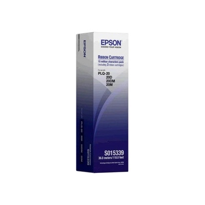 Farbiaca páska EPSON PLQ-20/20M (C13S015339) (3 pack) čierna - originál