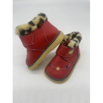 Koka dívčí zimní boty červené