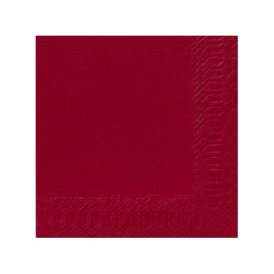 DUNI Servítka srp 3V 40 cm bordeaux 250 ks