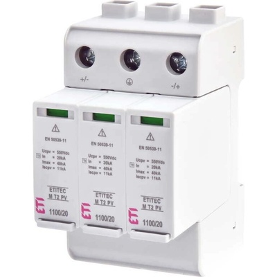 002440515 Svodič přepětí ETITEC M T2 PV 1100/20 Y, ETI
