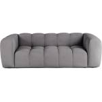Bonami Сив кадифен диван 225 cm Cube - Bonami Selection (CUBE3SEATERANTHRACITE)