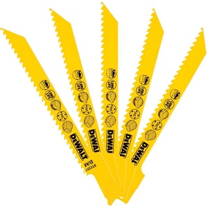 DEWALT - Ножове за дърво и пластмаса 152 мм 5 бр DT2351 (DT2351)