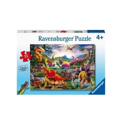Ravensburger Colourful dinosaurs puzzle 35pcs