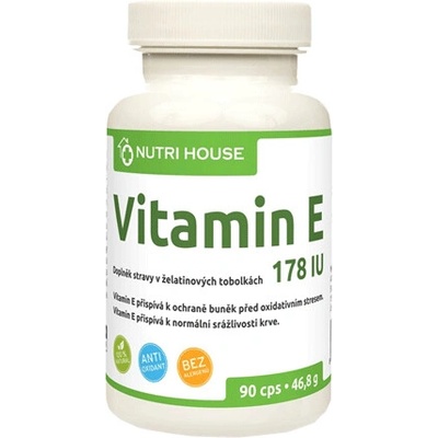 Nutristar Vitamín E 90 kapsúl