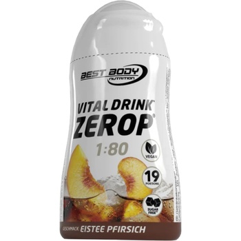 Best Body Nutrition Vital Drink ZEROP® Squeeze - Peach Iced Tea
