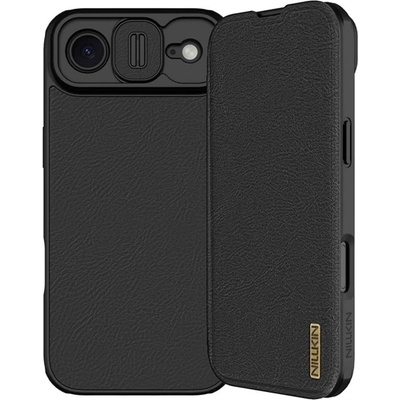 Nillkin Калъф за iPhone Air NILLKIN QIN PRO, стоящ, с кожен ефект FLIP, защита на камерата, BLACK GP-176570 (GP-176570)