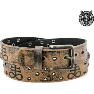 Leather & steel fashion колан Кафяво левиатаново око - lsf2 47