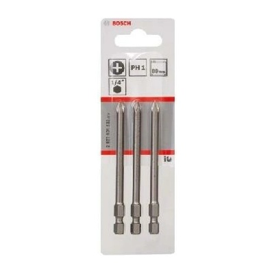 Bosch PH1 dĺžka 89 mm 3 ks 2607001533