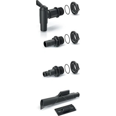 Sada příslušenství k sudům na vodu – Icanset 4 - pro vypouštění dešťové vody ze sudu