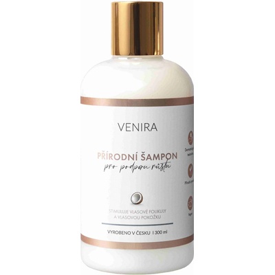 Venira Šampon pre podporu rastu prírodný šampón s vôňou Coconut 300 ml