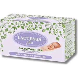 Lactessa Билков чай за кърмачки Lactessa - Plus, 20 филтърни пакетчета (3800500431048)