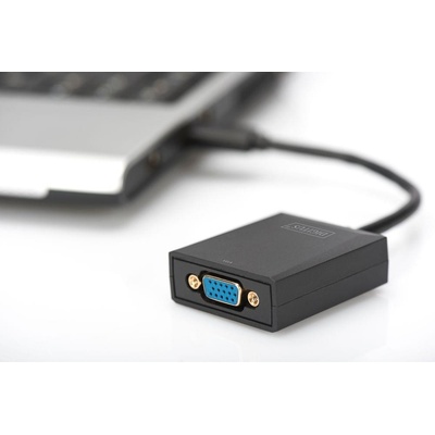 Адаптер DIGITUS, USB 3.0 към VGA, Full HD - DA-70840 (DA-70840_VZ)