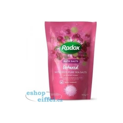 Radox Detoxed sůl do koupele s detoxikačním účinkem 900 g