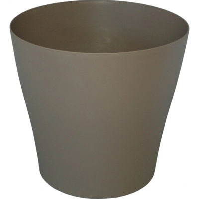Gardino Květináč LIEGI 35 cm s kolečky hnědý
