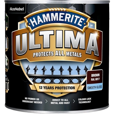 Hammerite Ultima 3v1 lesklá 2,2 l hnedá