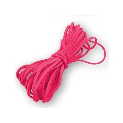 Šperky4U Semišová šňůrka tmavě růžová LR8001-15