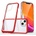 HQWear Кейс HQWear Clear 3in1 за iPhone 14 Plus, с червена рамка, прозрачен (9145576266014)