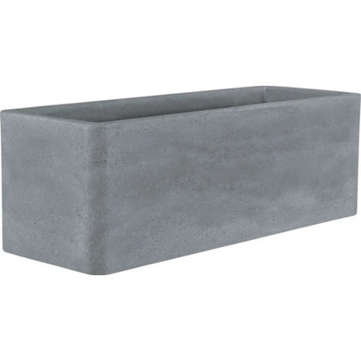 Geli Kvetináč plastový Cube 80 x 29 x 27,5 cm svetlý betón