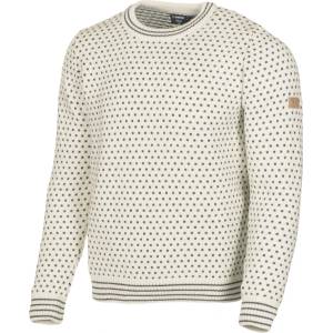 Ivanhoe of Sweden Мъжки вълнен пуловер Ivanhoe of Sweden Sverre Crewneck Wool jumper - Off White - размер XL (005-5438-0514)