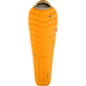 Deuter Дамски пухен спален чувал Deuter Women's Astro Pro 600 SL Down sleeping bag - Magma / Titanium - размер 194 x 78-63 x 52-42 cm (513-2016-0111) Спален чувал
