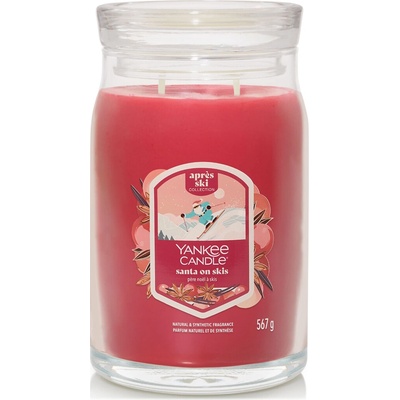 Yankee Candle Santa On Skis Signature 567 g – Zboží Dáma