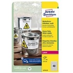 Avery Zweckform ETHYK. ZF 4716 SR. 30 A4 20 ARK. LABEL - L4716-20
