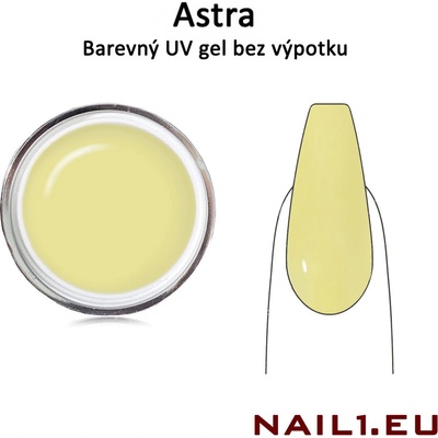 Nail1 Barevný UV gel bez výpotku Astra 5 ml