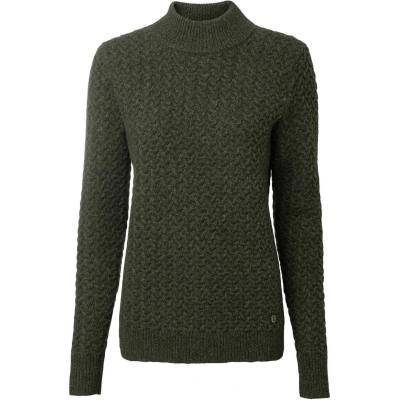 Chevalier Дамски вълнен пуловер Chevalier Women's Minley Mockneck Wool Pullover Wool jumper - Dark Green - размер 44 (EU) (105-5230-0115)