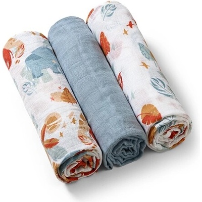 BabyOno mušelínové Super soft Safari 3 ks