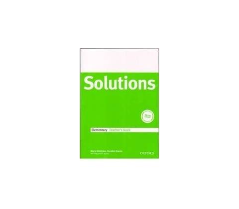 Solutions Elementary Teacher´s Book
