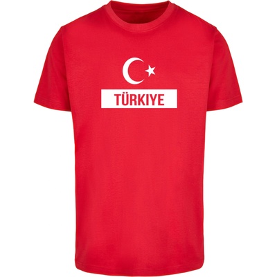 Mister Tee Тениска Merchcode Football - Turkey T-Shirt 2 cityred XXLUB-MP0008683-00491 - Тъмносив, размер XS