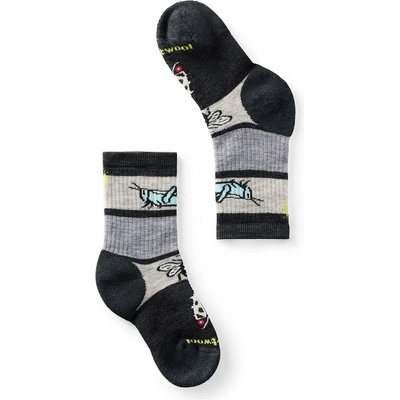 Smartwool K HIKE FC GARDEN BUGS PATTERN CREW charcoal