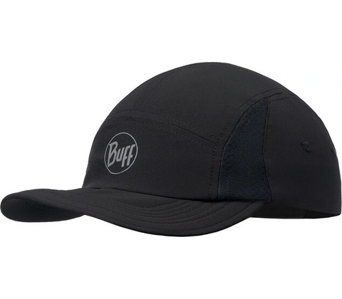 Buff 5 Panel Go Cap r-solid black