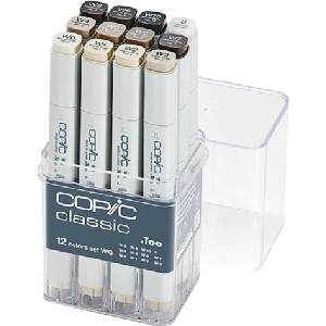 Copic Classic Пълнител за писалка Warm Gray 12 бр (65.3934)
