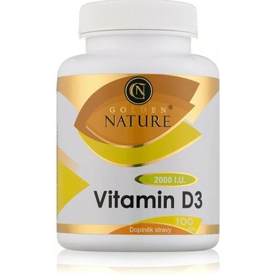 Golden Nature Vitamin D3 2000 I.U. 100 kapsúl