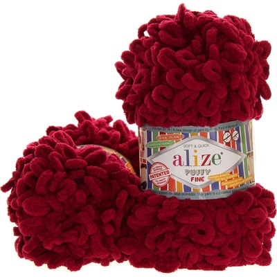 Alize Puffy Fine vínová 107