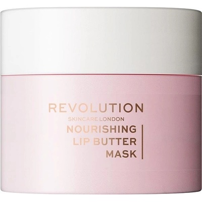 Revolution Skincare Nourishing Lip Butter Mask balzam na pery Cocoa Vanilla 10 g