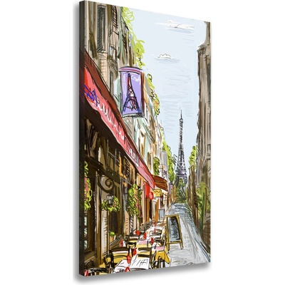 Vertikálny foto obraz na plátne Eiffelová veža Paríž 50x100 cm