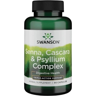 Swanson Senna/Psyllium/Cascara Complex 550 mg [90 капсули]