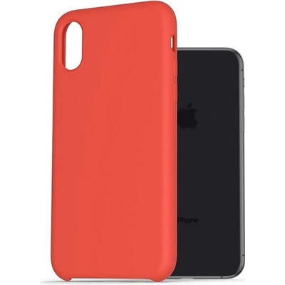 Pouzdro AlzaGuard Premium Liquid Silicone Case iPhone X/Xs červené