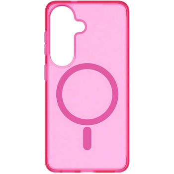 Cellularline Калъф Cellularline - Frosty Mag, Galaxy S26, MagSafe/Qi, розов (FROSTYMAGALS26P)