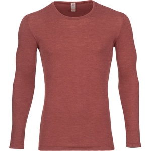 Engel Мъжко копринено термобельо Engel Shirt L/S Merino base layer - Kupfer - размер 50/52 (EU) (014-0745-0511)