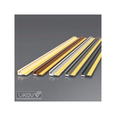 Likov PS-VHL 06 začišťovací okenní profil 6mm/2,4m - APU lišta antracit