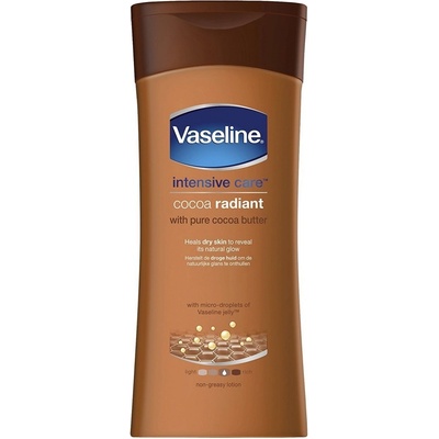 Vaseline Intesive tělové mléko pro suchou pokožku (Cocoa Radiant with Pure Cococa Butter) 200 ml