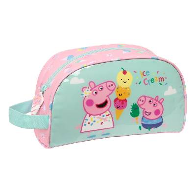 Ученически несесер Peppa Pig Ice cream Розов Мента 26 x 16 x 9 cm