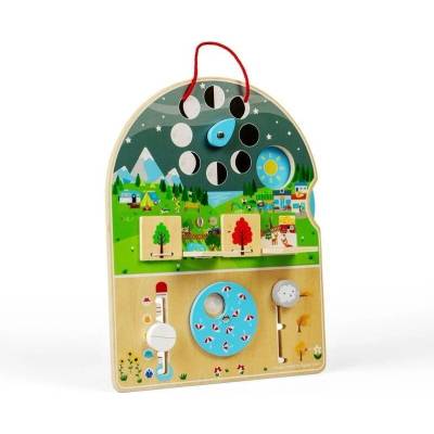 Bigjigs Toys Motorická deska Počasí