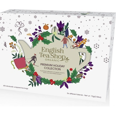 English Tea Shop dárková kolekce vánoční bílá bio 48 sáčků